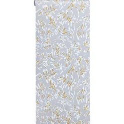 Behang Bloss Grijs/Oker^ Fashion