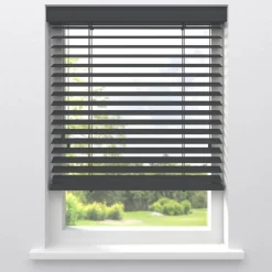 Fenstr Bamboe Jaloezie Wessel Antraciet 50mm^ Outlet