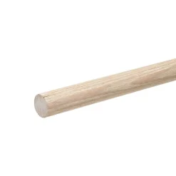 Gordijnroede 120 cm Hout - Ø28mmn^ Best