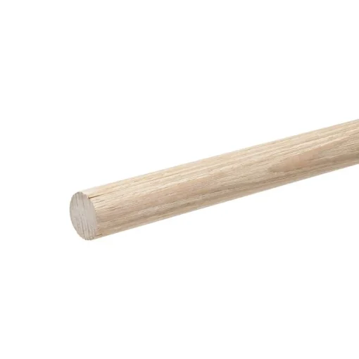 Gordijnroede 120 cm Hout - Ø28mmn^ Best