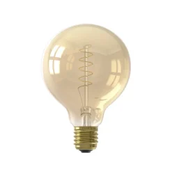 LED lamp 95 mm Flex Goud E27 4W Dimbaar^ Clearance