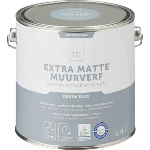 Muurverf Professional Denim Blue 2.5 l^ Fashion