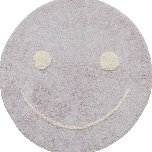 Vloerkleed Smiley Lila^ Hot