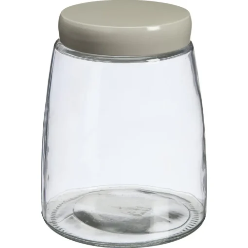 Voorraadpot Glas Zand - 12,5x16 cm 16 cm^ Fashion