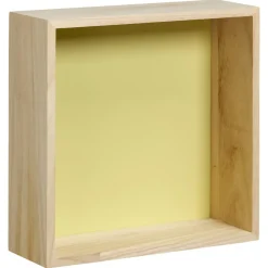 Wanddecoratie Hout Citroen Maat M 25x9x25 cm^ New